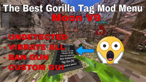 1 sec never get mod menus and no mods at all you could get banned more and more if you use those mods and if you have mods you still can get banned even in modded servers make sure you uninstall all your mods if you DO have mods and play the game no. . Gorilla tag mod menu with anti ban